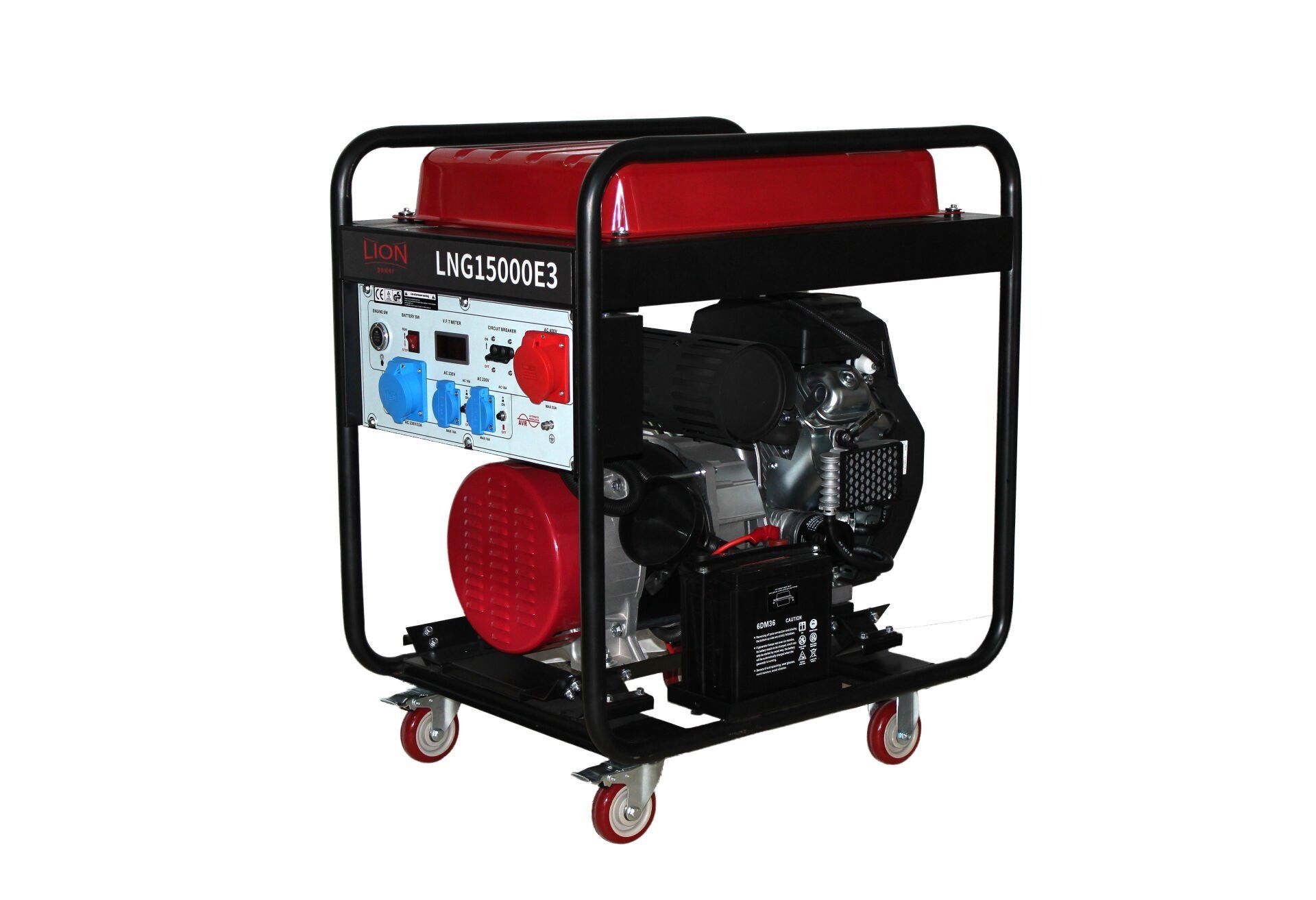 LION POWER BENZİNLİ JENERATÖR  15 KVA BENZİNLİ MARŞLI LNG15000E3