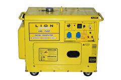 LION POWER DİZEL JENERATÖR  7 KVA DİZEL MARŞLI KABİNLİ MONOFAZELND 7500T