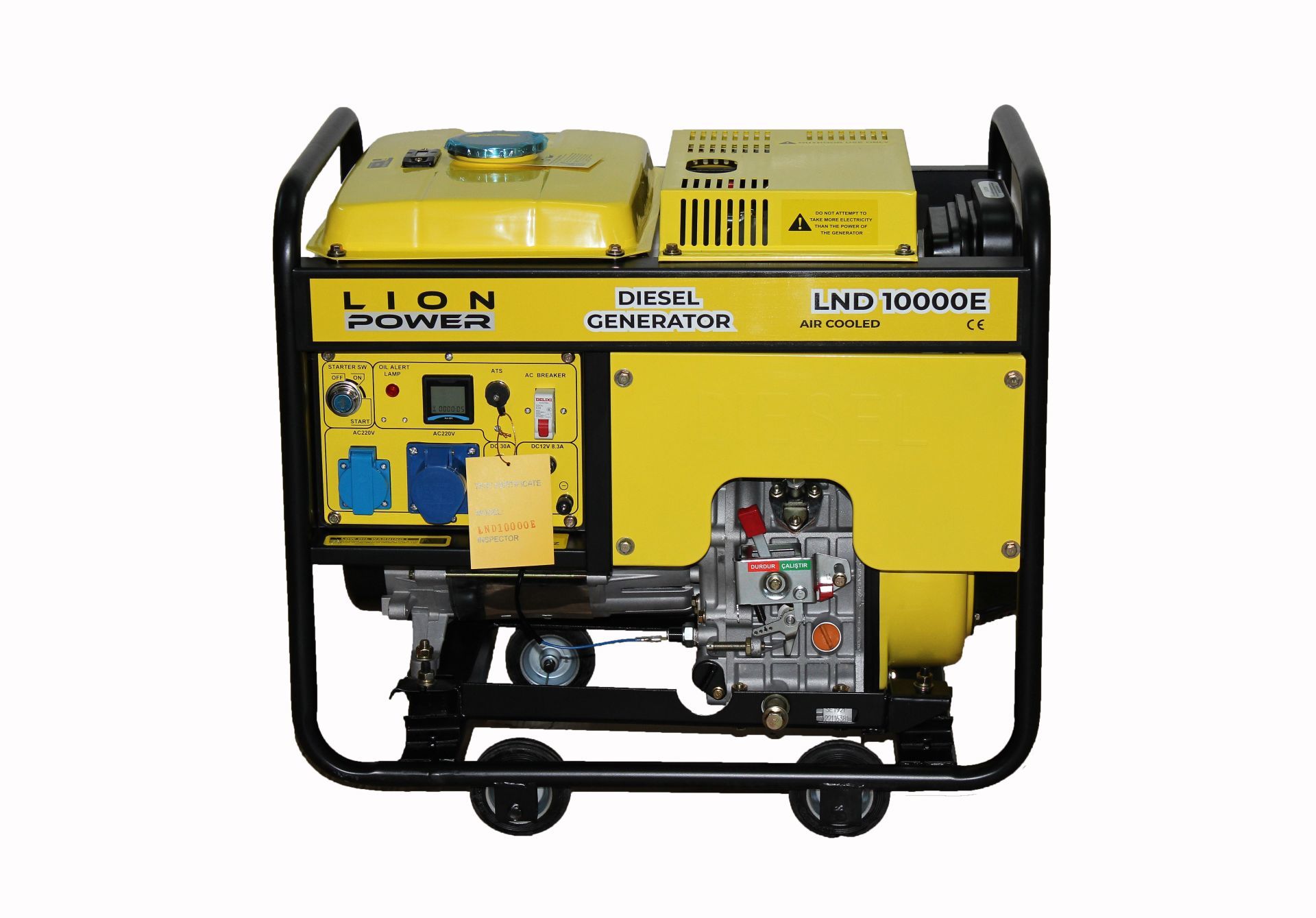 LION POWER DİZEL JENERATÖR  9 KVA DİZEL MARŞLI MONOFAZE LND 10000E