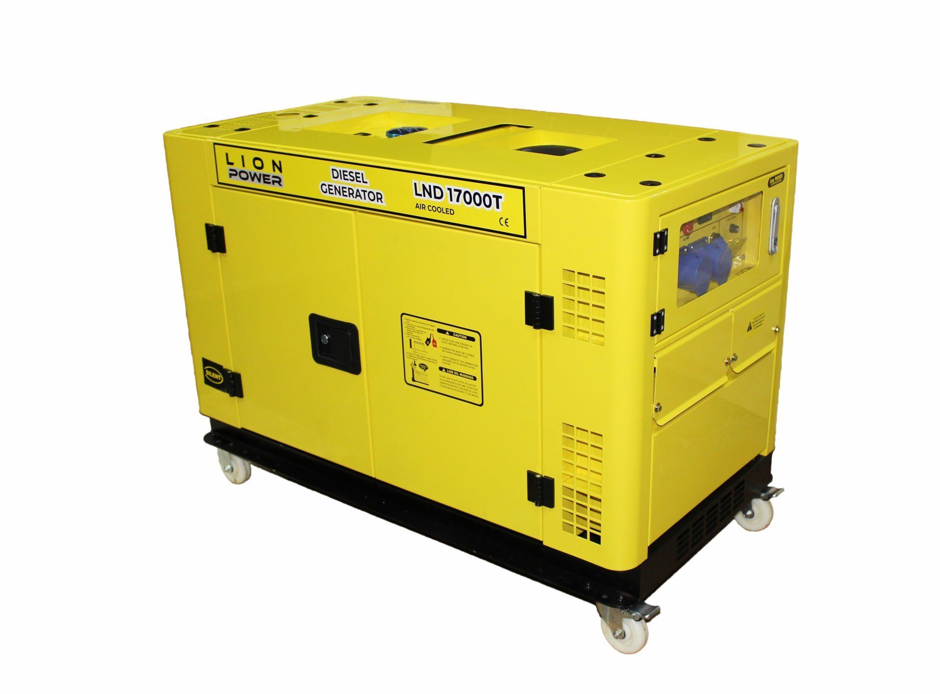 LION POWER DİESEL JENERATÖR  17 KVA ÇİFT SİLİNDİR DİZEL MARŞLI KABİNLİ MONOFAZE  LND 17000T