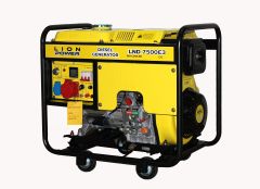 LION POWER DİESEL JENERATÖR  7 KVA DİZEL MARŞLI TRİFAZE LND 7500E3