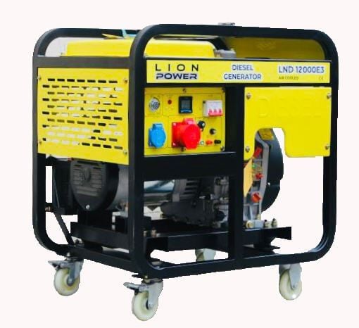 LION POWER DİESEL JENERATÖR  11 KVA DİZEL MARŞLI TRİFAZE LND12000E3