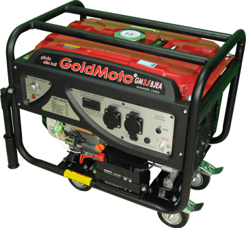 GoldMoto GM3.5BJEA Benzinli Jeneratör 3.75kVA Monofaze Marşlı Otomatik Jigleli