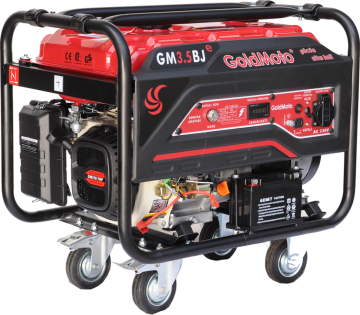 GoldMoto GM3.5BJE Benzinli Jeneratör 3,5 Kva Monofaze Marşlı